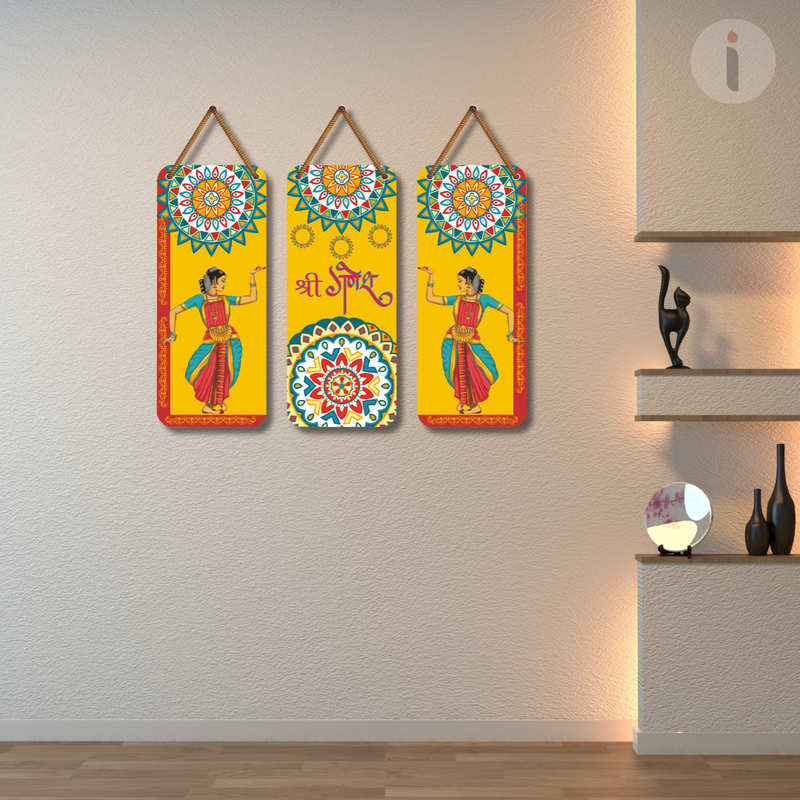 Shree Ganesh Latakan Wall Hanging