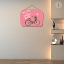 My Life Is A Beautiful Ride Wooden Wall Hanging - ICraft asia