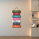 Love, Fauth, Hope, Dream, Believe, Success bless Wall Hanging - ICraft asia