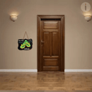 Keep Your Chappal And Attitude Outside Wall Door Sign Wooden Hanging - ICraft asia