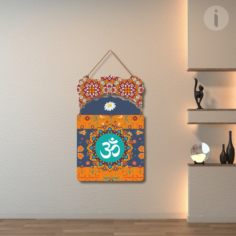 Om Mantra Wooden Wall Hanging