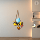 Honey Bee Decorative Wall Hanging Wooden Art - ICraft asia