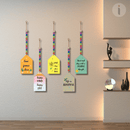 Good Vibes Wooden Beaded Hut Wall Hangings - ICraft asia