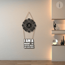 Positive energy and high vibes Decorative Wall Hanging Wooden Art - ICraft asia