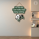 I Am Not Lazy Wooden Wall Hanging - ICraft asia