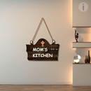 Mom's Kitchen Wooden Wall Hanging - ICraft asia