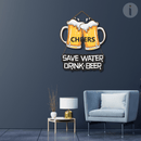 Save Water Drink Beer Wooden Wall Hanging - ICraft asia