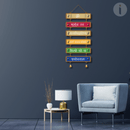 Om Bhur Bhuva Suha wooden wall hanging - ICraft asia