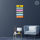 Mahamrityunjaya Mantra Colour Wall Hanging - ICraft asia