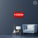 Bless This Home Wooden Wall Hanging - ICraft asia