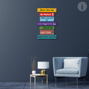 Never give up wall hanging - ICraft asia