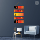 Hanuman Mantra Square Shape Wall Hanging - ICraft asia