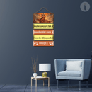 Sarva Mangala Mangalye Mantra With Photo Wall Hanging - ICraft asia