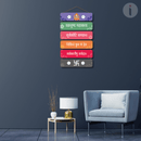 Vakratunda Mahakaya Mantra Wooden Wall Hanging - ICraft asia