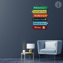 Welcome to our house wall hanging - ICraft asia