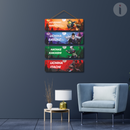 Naruto Hidden Leaf Village Heroes Wooden wall hanging - ICraft asia