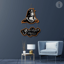 'Om Namah Shivaye' Wooden Wall Hanging - ICraft asia