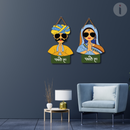 Padharo Sa Couple Wall Hanging - ICraft asia
