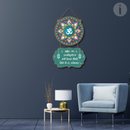 Gayatri Mantra (Mandala) Wooden Wall Hanging - ICraft asia