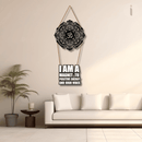 Positive energy and high vibes Decorative Wall Hanging Wooden Art - ICraft asia