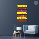 You r now entering a stress free zone wall hanging - ICraft asia