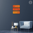 Om Bhur Bhuva Swaha Design Wall Hanging - ICraft asia