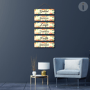 Grateful,Believe,Laugh,Thankful,Faith,Blessed - ICraft asia