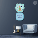 Meditatee Wooden Wall Hnaging - ICraft asia