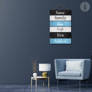 Home, Family,Love Wooden Wall Hanging - ICraft asia