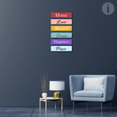 Home,Love,Blessed,Dream,Happiness,Peace - ICraft asia