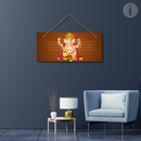 Shree Vakratunda Mahakaya Mantra With Photo Wall Hanging - ICraft asia