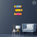 Stay Positive Wooden Wall Hanging - ICraft asia