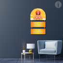 Lord Hanuman & Mantra Wooden Wall Hanging - ICraft asia