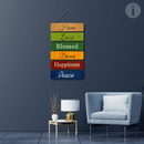 Home, Love, Blessed Wooden Wall Hanging - ICraft asia
