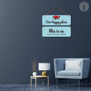 Our Happy Place Decorative Wooden Wall Hanging - ICraft asia