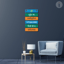 Om Bhur Bhuva Swaha Gaytri Mantra Wall Hanging - ICraft asia