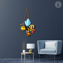 Honey Bee Decorative Wall Hanging Wooden Art - ICraft asia