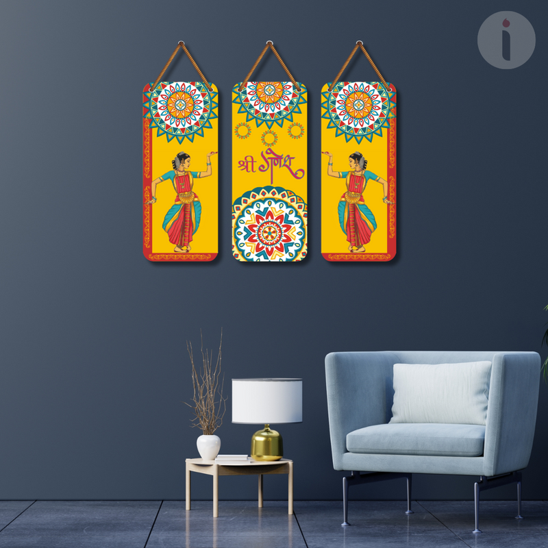 Shree Ganesh Latakan Wall Hanging