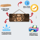 Shiv Bholenath Wooden Wall Hanging - ICraft asia