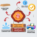 Vakratunda Mahakaya Mantra Wall Hanging - ICraft asia