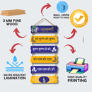 Hare Krishna Hare Rama Mantra Wall Hanging - ICraft asia