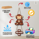 Sab Moh Maya Monkey Wooden Wall Hanging - ICraft asia