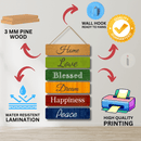 Home, Love, Blessed Wooden Wall Hanging - ICraft asia