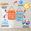 happiness is homemade Wooden Wall Hangings - ICraft asia