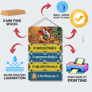 Shree Ganesh Mantra With Photo Wall Hanging - ICraft asia