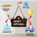 Mom's Kitchen Wooden Wall Hanging - ICraft asia