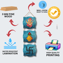 Ganapti & Swatik Wall Hanging - ICraft asia