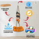 My Eyes On You Wooden Wall Hanging - ICraft asia