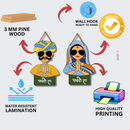 Padharo Sa Couple Wall Hanging - ICraft asia