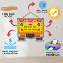 Buri Nazar Wale Wooden Wall Hanging - ICraft asia